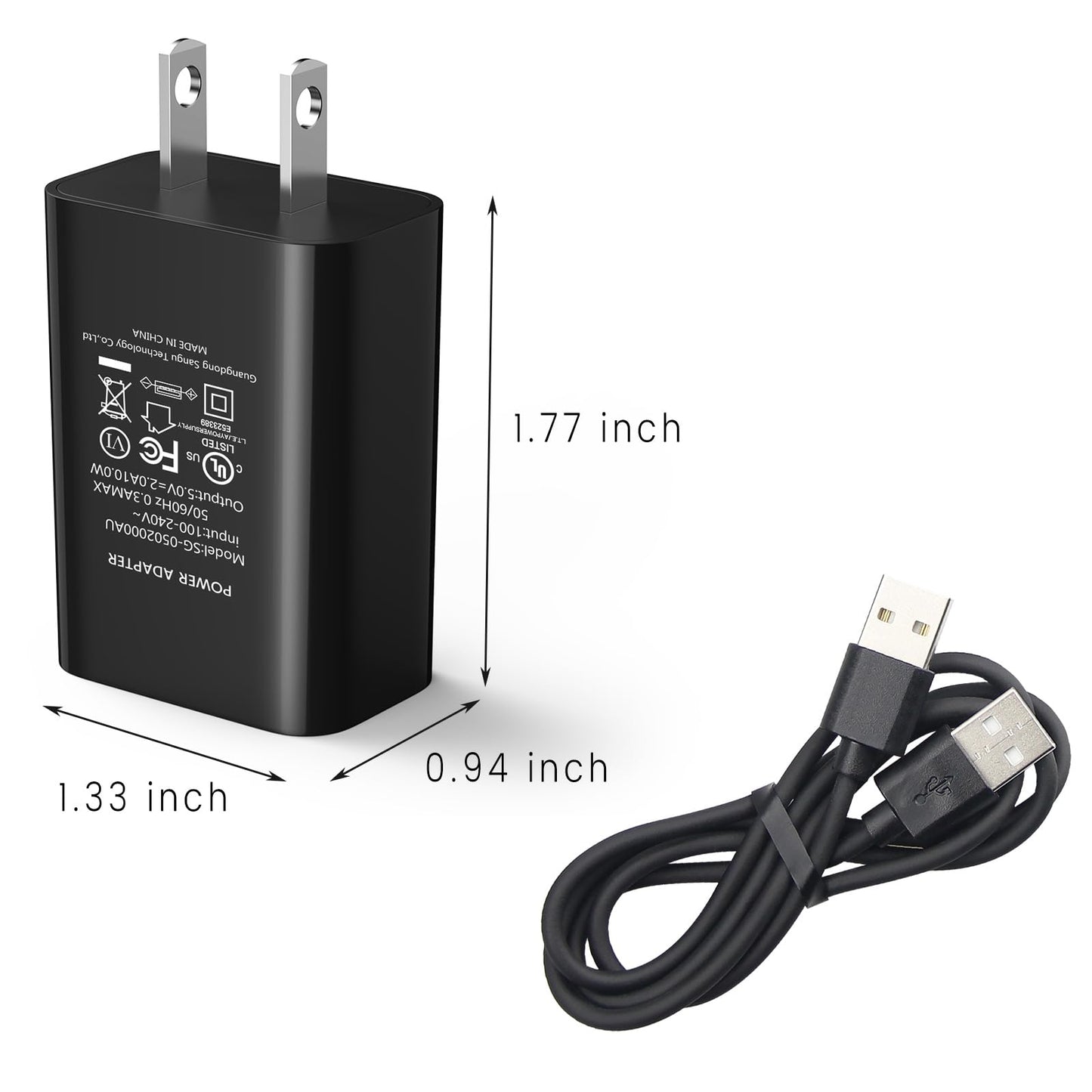 Charger Compatible with Stanley Fatmax Spotlight, Stanley SL10LEDS, Flashlight, USB to USB Power Cord