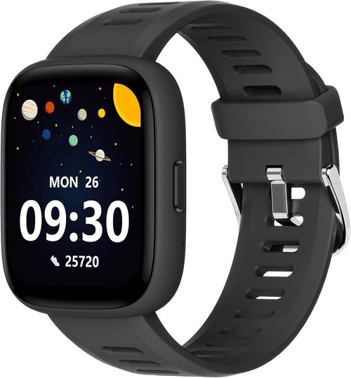 BIGGERFIVE Smart Watch for Kids - 1.8" Fitness Tracker with Heart Rate Monitor & IP68 Waterproof | Fun Games for Ages 5-16