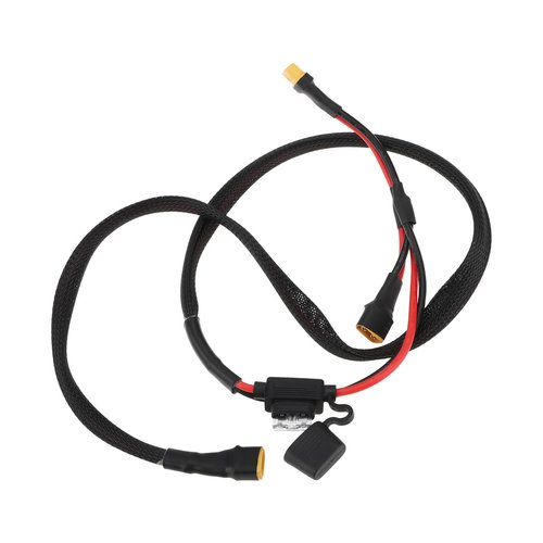 YINETTECH Y-Cable for E-Scooters Additional Battery Connection XT60 Plug with 25A Fuse, 36V System Support