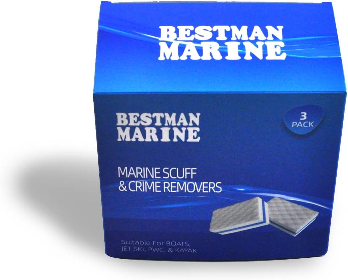 Skiennix Marine Scraper Eraser - Durable 3-Pack Deck & Hull Cleaner Gadget for Boats