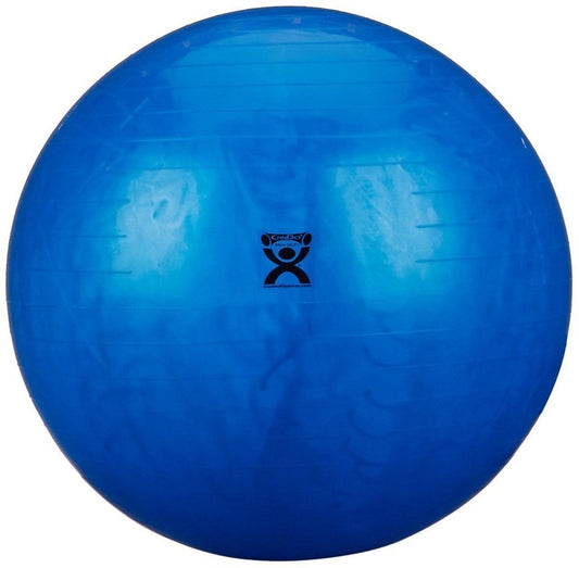 Rolyan Energizing Exercising Balls, Blue 33 1/2", Vinyl Therapy Ball for Physical and Occupational Therapy, Fitness Ball for at-Home Work Outs, Yoga, Balance, Pilates, and Core Training Activities