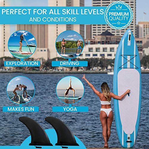 9-Inch Paddleboard Fin Replacement - Quick Release, Durable & Stable