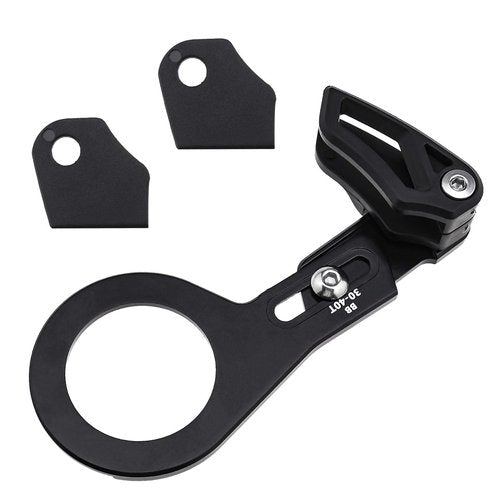 Create idea MTB 30-40T Chain Guide Protector BB Bottom Bracket Mount Black Aluminum Alloy Fit for Most Bicycle BMX Road Bike Mountain Bike