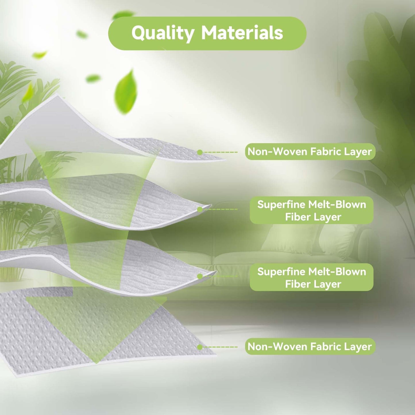 T30 Vacuum Bags for Airrobo T20+/T25+/T30+/GT21 Vacuum Robot Replacement Parts, Disposable Large Capacity Dust Bags (6-Pack)