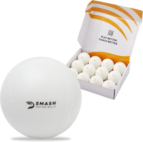 Driveline Baseball | Smash Factor Foam Balls - High Density Hitting Practice (4 oz, 12 Pack)