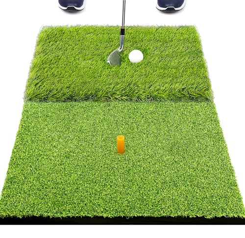 Foldable Heavy-Duty Golf Hitting Mat 23" × 16" for Indoor/Outdoor Practice