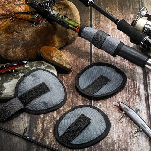 6 Pack Fishing Lure Covers - 4 Inch Hook Bait Protector Guards - Gray