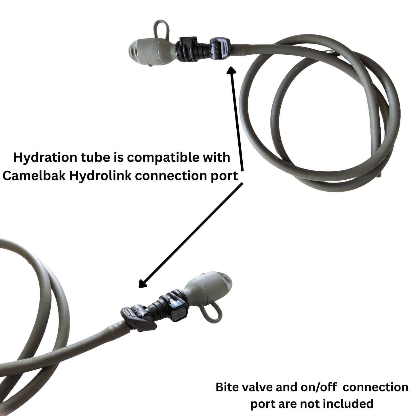 Hydration Reservoir Replacement Tube – Mil-Spec Water Drinking Hose for Hiking, Camping, and Outdoor Packs