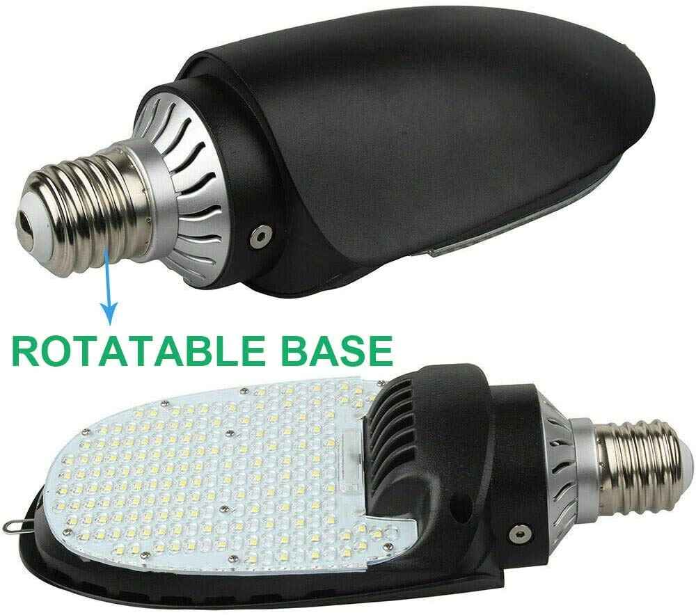 LED Shoebox Retrofit Kit - Power Selectable 75W/95W/115W LED Shoebox Light Bulb, Rotatable Outdoor Street Lighting, 5000K E39 Mogul Security Lights, Parking Light, UL, DLC (115)