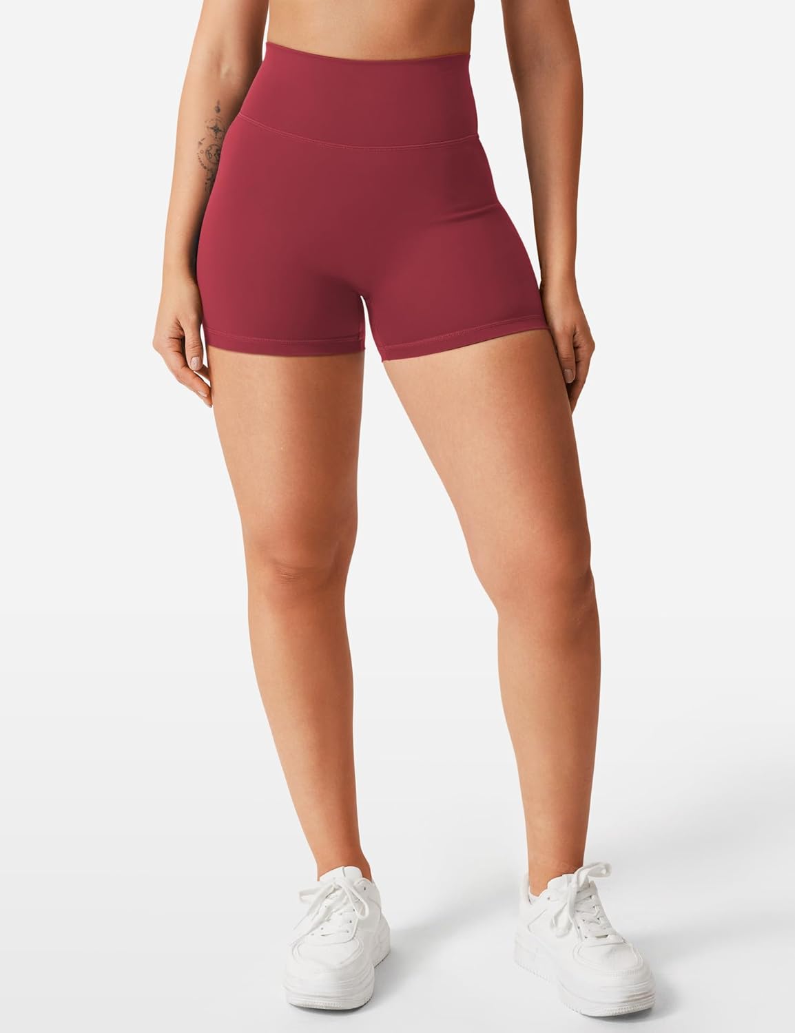 YEOREO Women's Biker Shorts - High Waist Tummy Control | 3.6" / 4.5" / 6" for Gym & Yoga