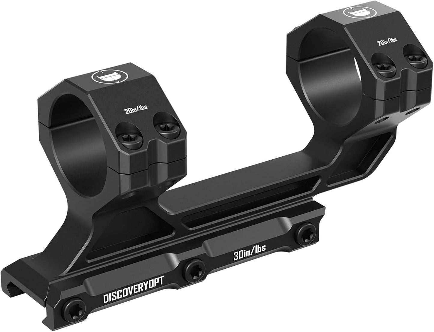 One-Piece High Precision 20 MOA Cantilever Scope Mount by [Brand Name] - 34mm/30mm Tube for Picatinny Rail