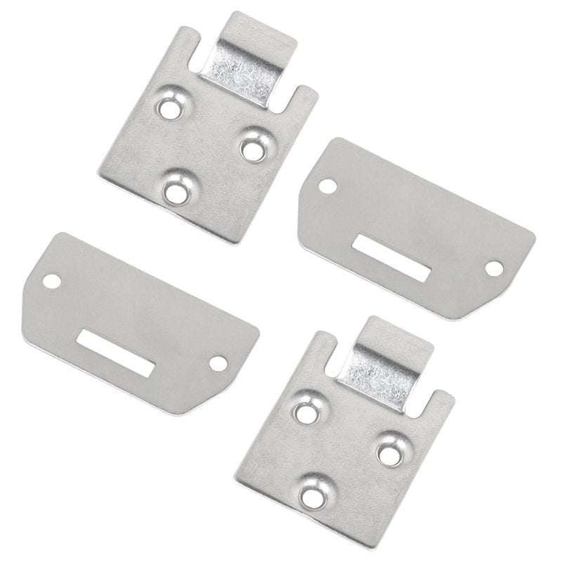 munirater 2 PCS Seat Bottom Hinge and Plate EZGO TXT Medalist Golf Cart 1995-Up 71610-G01 71609-G01