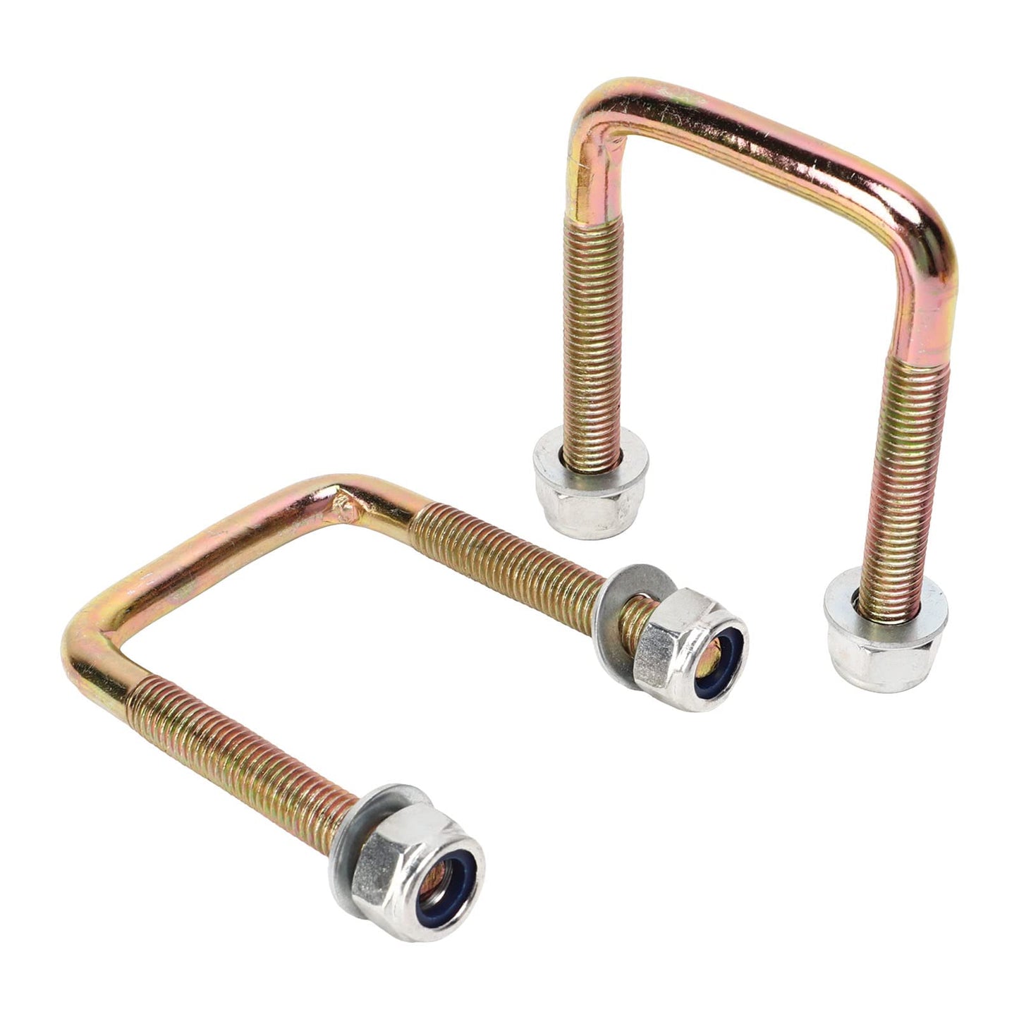 Acouto Leaf Spring U Bolts for EZGO 72029G01 72124G01 72124G01 72618G01 72618G01, 2pcs Leaf Spring U Bolts with Screw Nuts Steel Alloy for Cart TXT Workhorse Gas Electric
