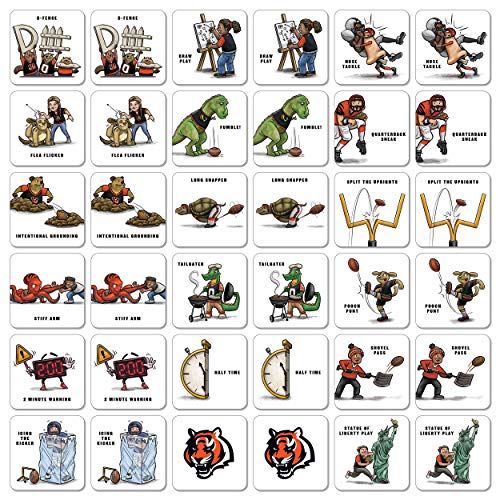 Cincinnati Bengals NFL Memory Match Game - Team Colors