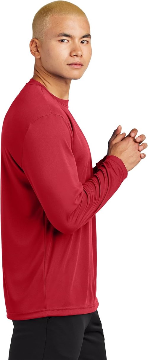 Clothe Co. Men's Long Sleeve Tee - Moisture-Wicking Dry Fit T-Shirt | Big & Tall Sizes Available