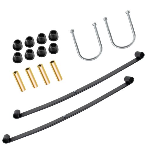 CLUBRALLY Golf Cart Standard Rear Leaf Springs with Bushing and Sleeve Kit (2 Set), Fit for 2004-UP Club Car Precedent & Tempo & Onward Electric Golf Carts, OEM#102509301/103742301