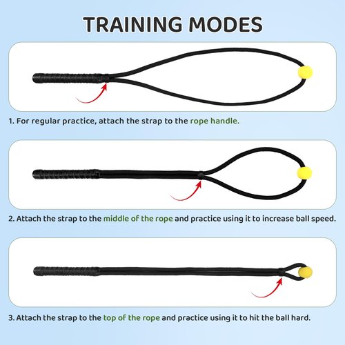 HOMIEE Golf Rope Swing Trainer Set, Golf Swing Training Aid & Swing Correcting Arm Band, Improve Speed, Tempo, Rhythm, Flexibility and Strength, Golf Gifts for Golfers of All Levels