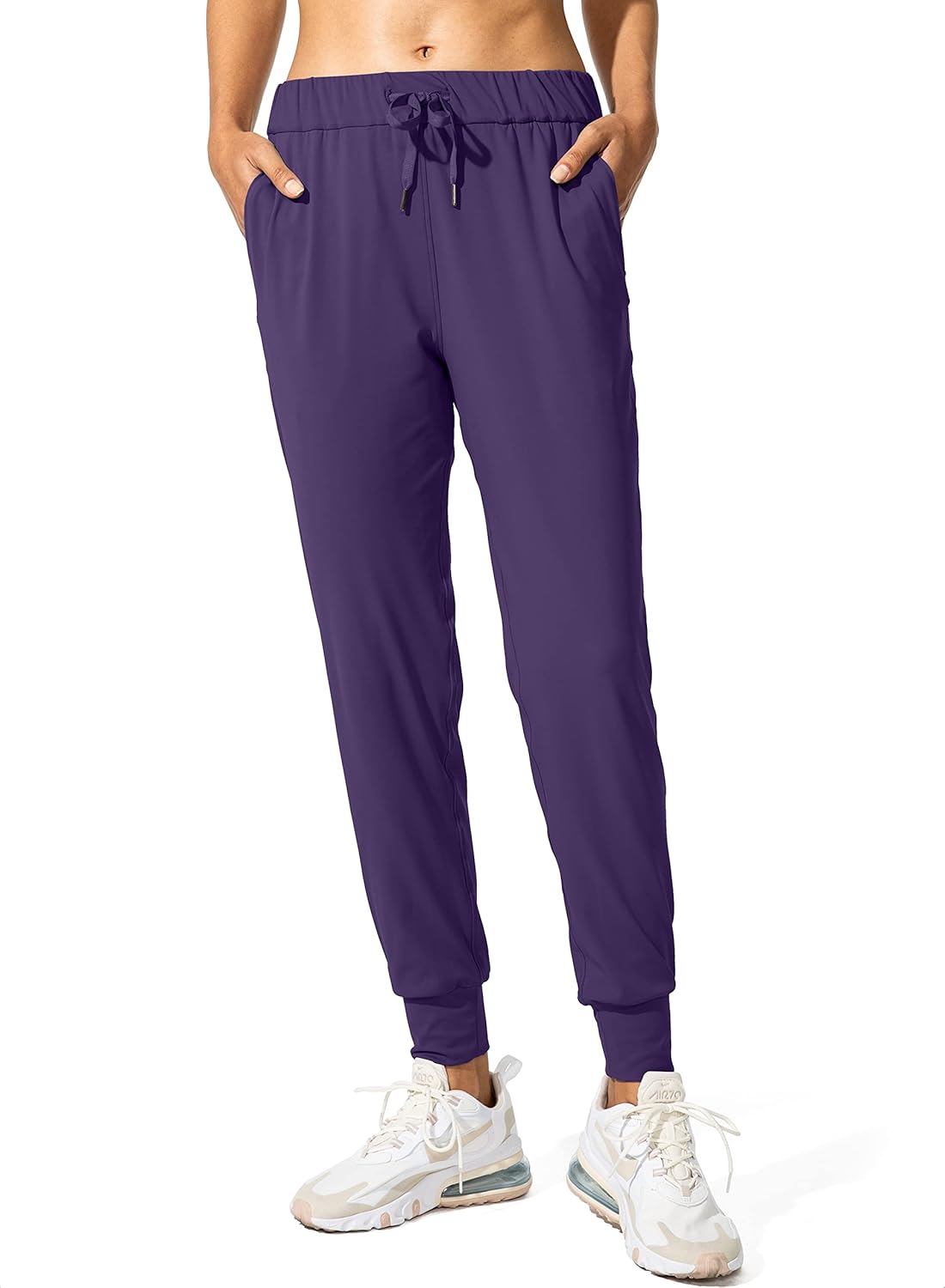 SANTINY Women's Joggers - Comfortable Drawstring Sweatpants with Pockets | Ideal for Running & Lounging
