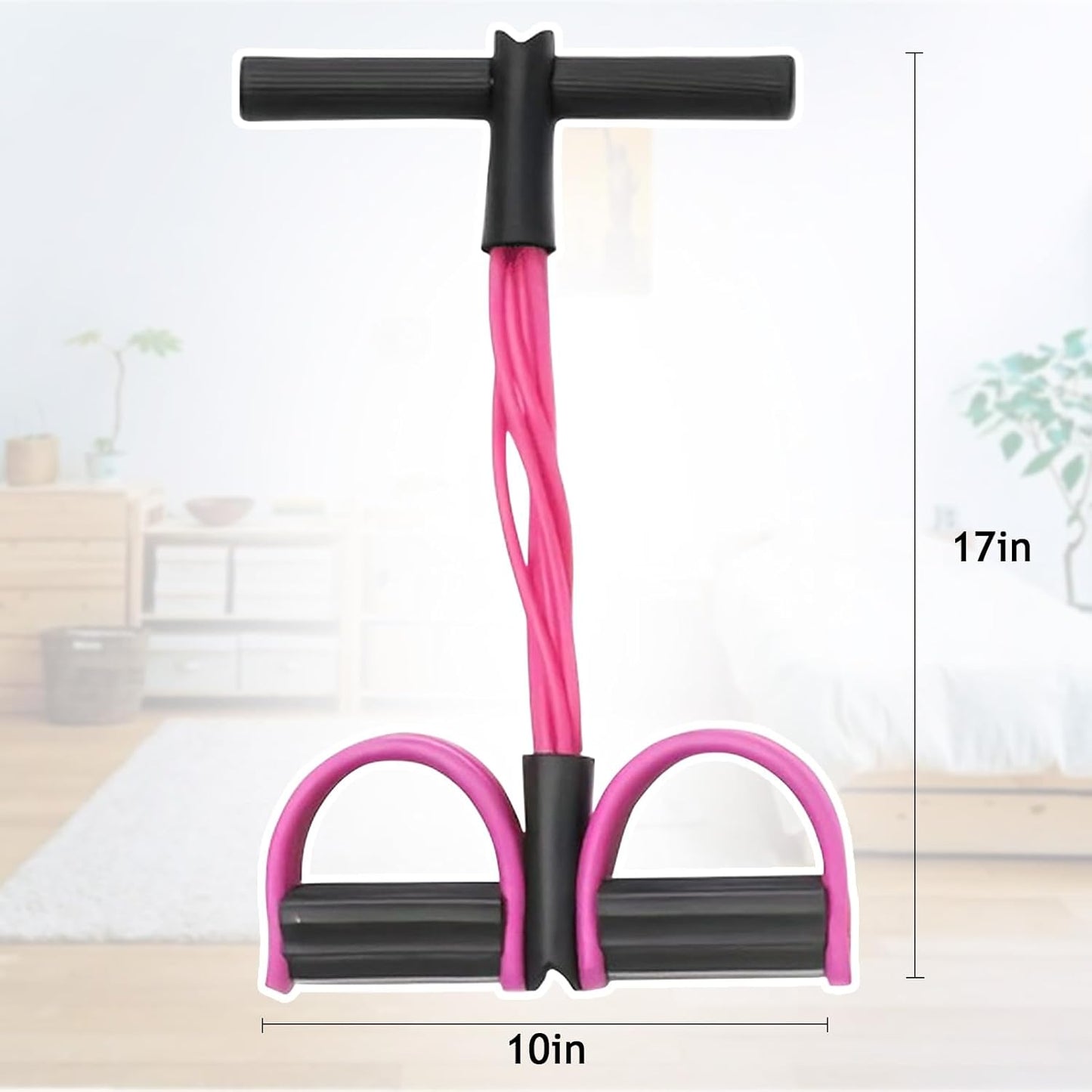 Skiennix 6-Tube Tension Rope - Multifunctional Elastic Yoga Resistance Band for Full-Body Stretching