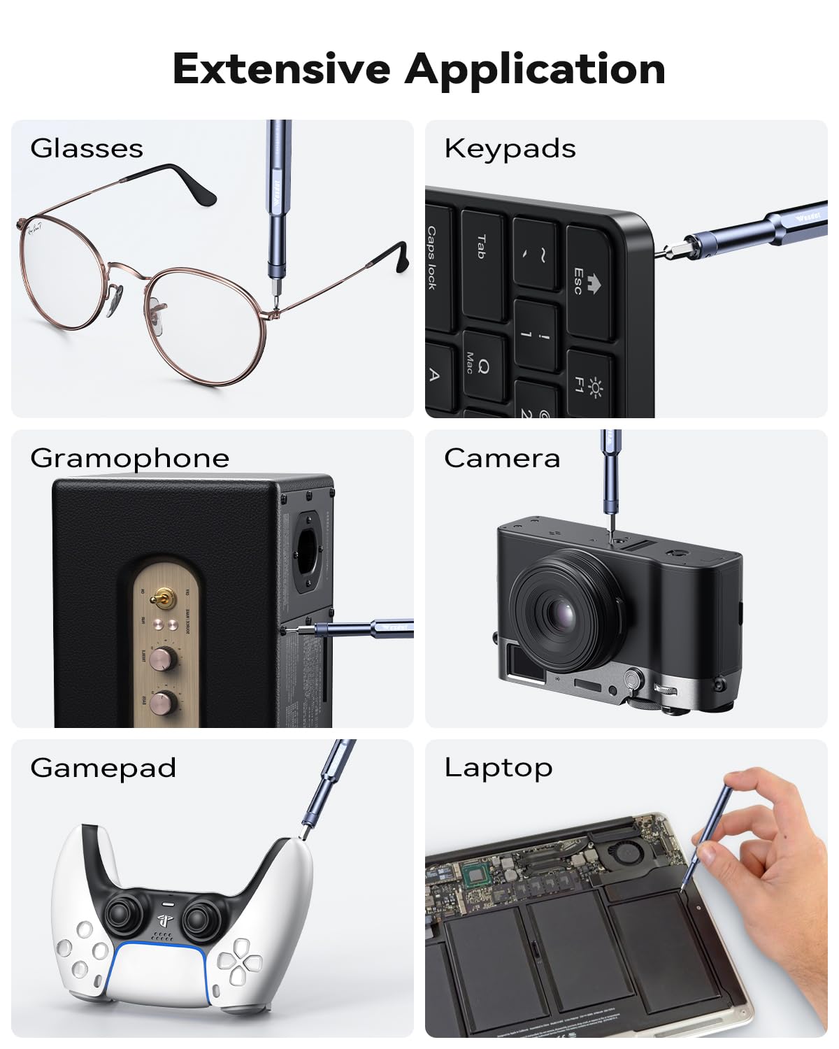 49-in-1 Precision Screwdriver Set, [Super Durable] Magnetic Small Screw Driver, Tiny Torx with T2 T3 T4 T5 T6 T7 T8 T9 T10 T15, Mini Repair Tool Kit for Watch, Computer, Xbox, PS3, PS4, PS5, More