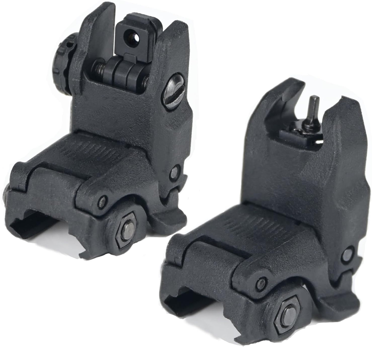 Skiennix Nylon Flip Sights - Front & Rear Installation on Picatinny or Weaver Rail