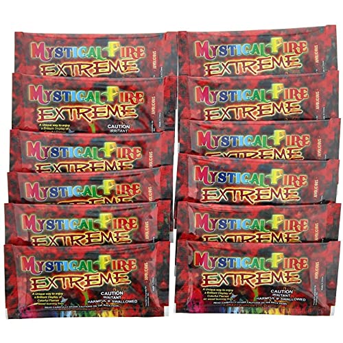 Mystical Fire Colorful Flames 12-Pack - Indoor & Outdoor Fire Pouches