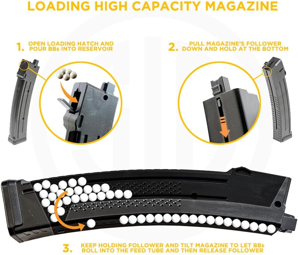 Sig Sauer MPX Airsoft Rifle Kit - Spring Operated with P226 Spring Pistol | Durable & Accurate