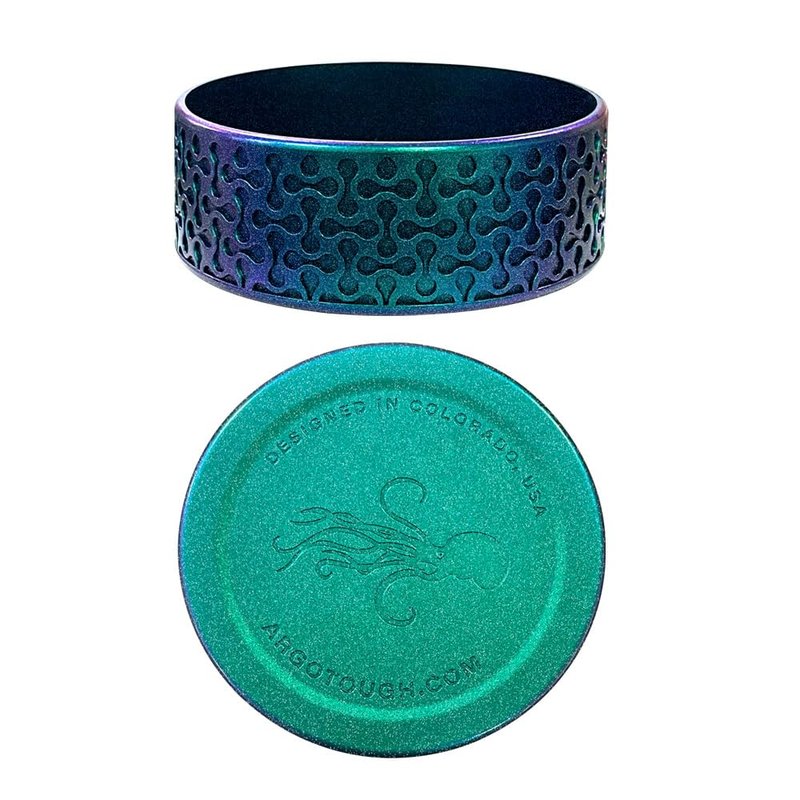 Silicone Sleeve for 1 Gallon 128oz yeti Water Bottles - Anti-Slip, Anti-Ding, Anti-Dent, and Safe for Pet Bowls. Perfect for Camping and Hiking Trips - ARGO, Designed in The USA. (Emerald)