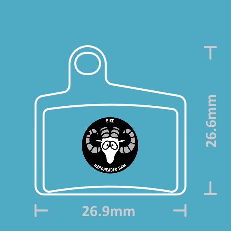 2 Pairs Bike Brake Pads Resin for Hayes Stroker RYDE Dyno Sport, Radar, Prime Sport, Ride Comp, Radar,95C0181. The Bicycle Replacement Part for Brakes for high Braking Power and Quiet Stops.
