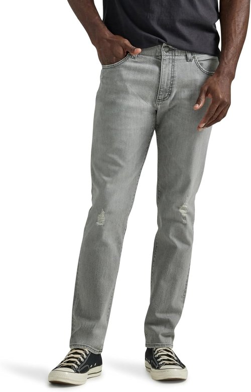 Lee Men's Extreme Motion Straight Taper Jeans - Comfortable Fit | Versatile Style for Everyday Wear
