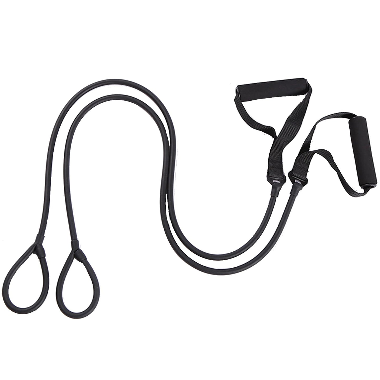 Resistance Band Set,Pull Up Exercise Bands with Door Anchors Compatible with Billy's Bootcamp Tae Bo,Weight Loss,Strength Home Workouts Training,Physical Therapy,Yoga,Pilates. (Black)