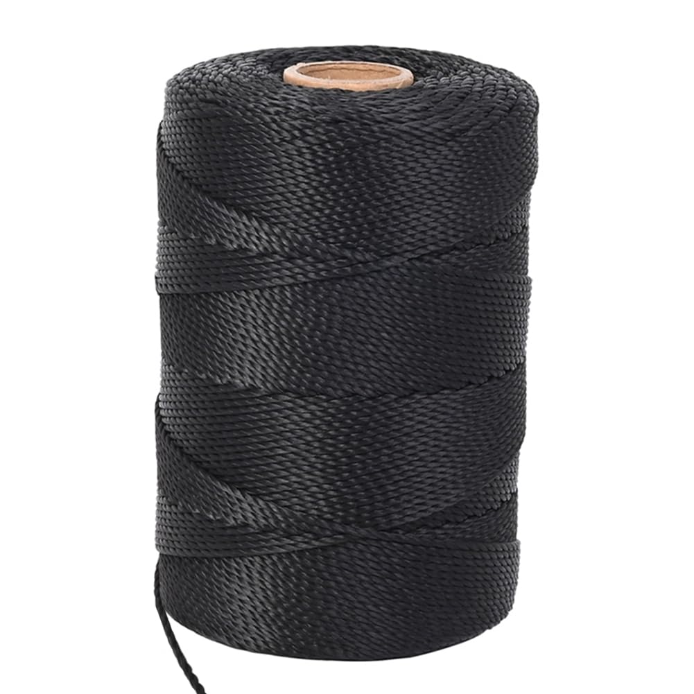 Black Nylon String 984ft 2mm Cord Twine for Garden Tomato Climbing