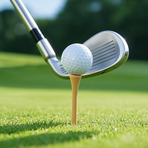 KFYIOE 300Pcs Bamboo Golf Tees, 2 3/4 & 3 1/4 Inch Dual Sizes - Unbreakable Wooden Tees for Men, Eco-Friendly Golf Accessories for Golfers
