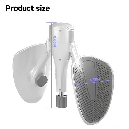 Kegel Pelvic Floor Exerciser, Inner Thigh Exerciser for Pelvic Floor Muscles, Buttocks, Legs, arms and Back(White)