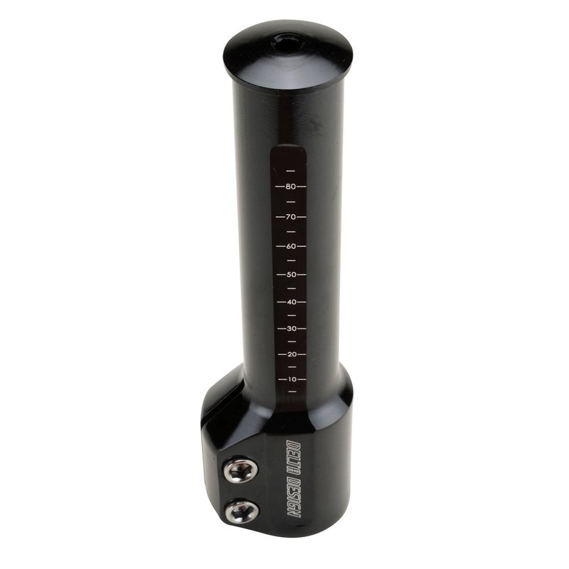 Delta Cycle & Home Bike Stem Raiser Handlebar Extender Increases Bar Height Up to 4.6" - Riser Adapter for Mountain Bike (MTB), Hybrid, Road Bike, with Durable Aluminum Construction