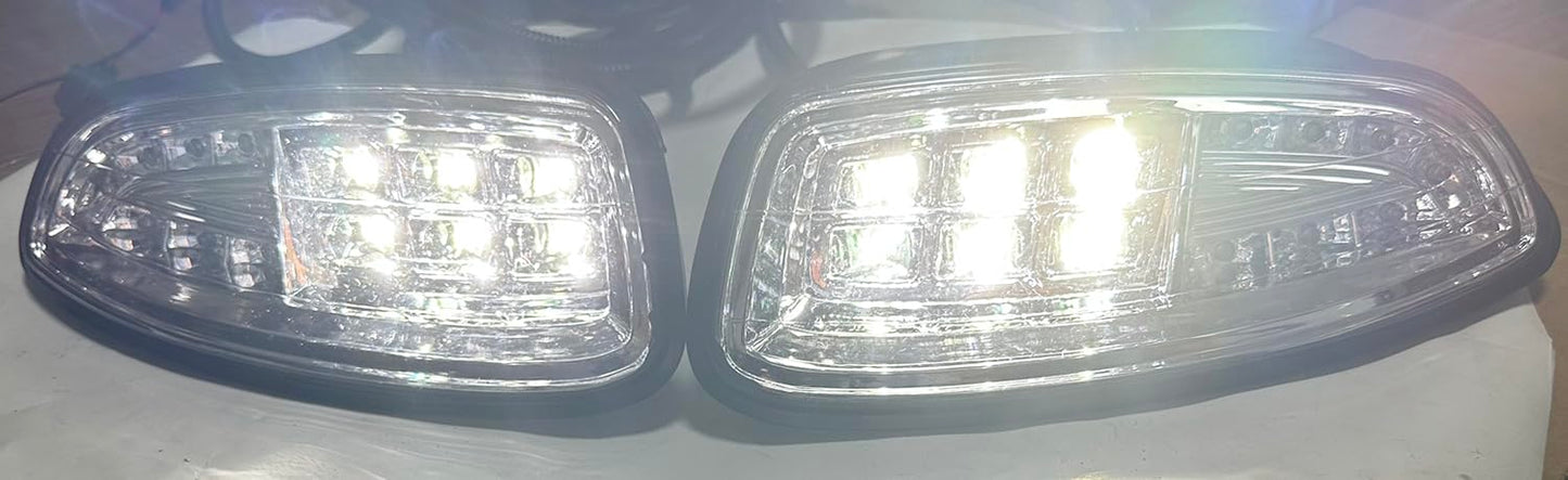 Dr.Acces Golf Cart LED Light Kit for EZGO RXV Golf Car Gas & Electric RXV Light Kit Yearly 2008-2015