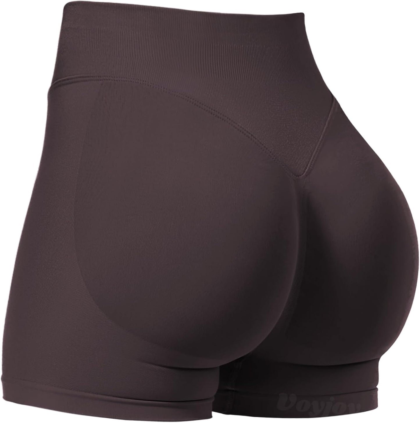 VOYJOY Women's Workout Shorts - Scrunch Butt Lifting Seamless Biker Shorts | 2.5" to 6" Sizes