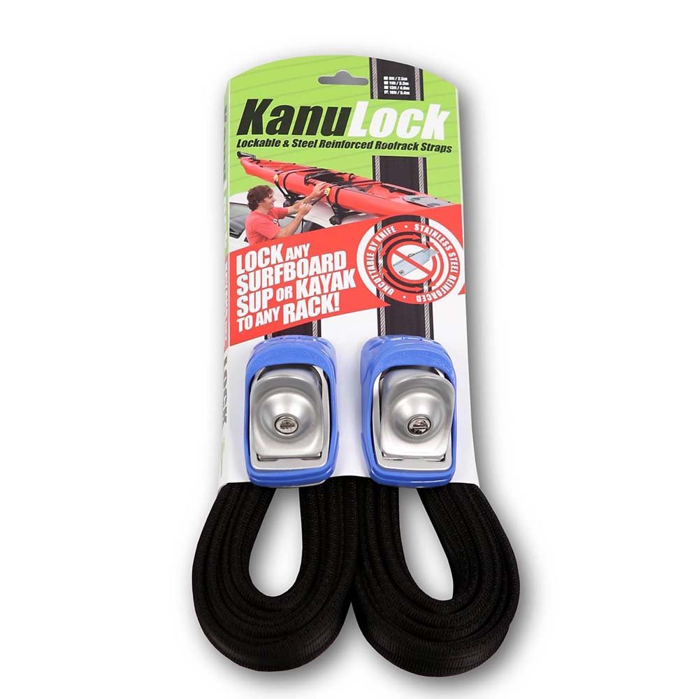 Kanulock Lockable Reinforced Stainless Steel Tie Down Straps 13 Foot