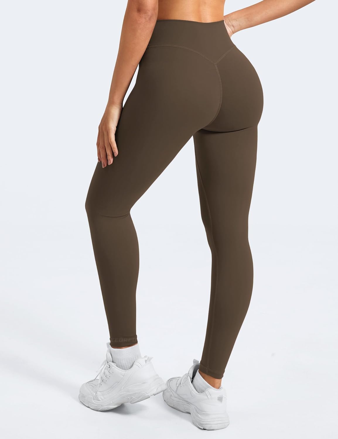 YEOREO High Waisted Yoga Leggings - Hidden Scrunch Design with Tummy Control | Compression Workout Pants