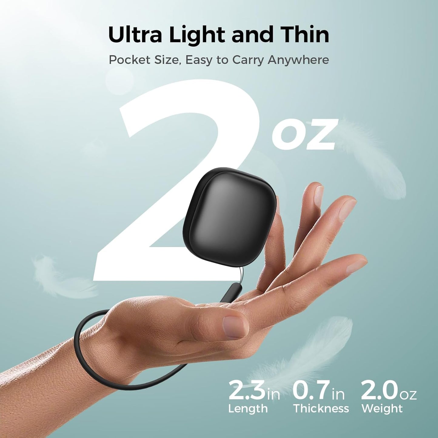 Okayice Magnetic Hand Warmers - Rechargeable Ultra Slim Electric Handwarmers | 3 Levels Smart Heating, Portable & Pocket-Sized