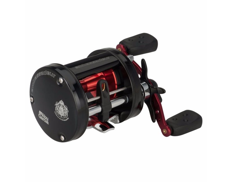 Abu Garcia Ambassadeur STX Conventional Reel, Size 6600 (1292726), 4 Stainless Steel Ball Bearings + 1 Roller Bearing, Synthetic Star Drag, Max of 12lb | 5.4kg, Multicolor