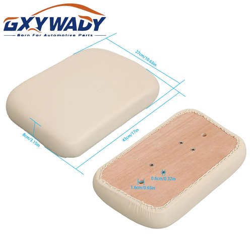 GXYWADY White Seat Back Assembly Replacement for 1979-2000.5 Club Car DS Golf Cart Models