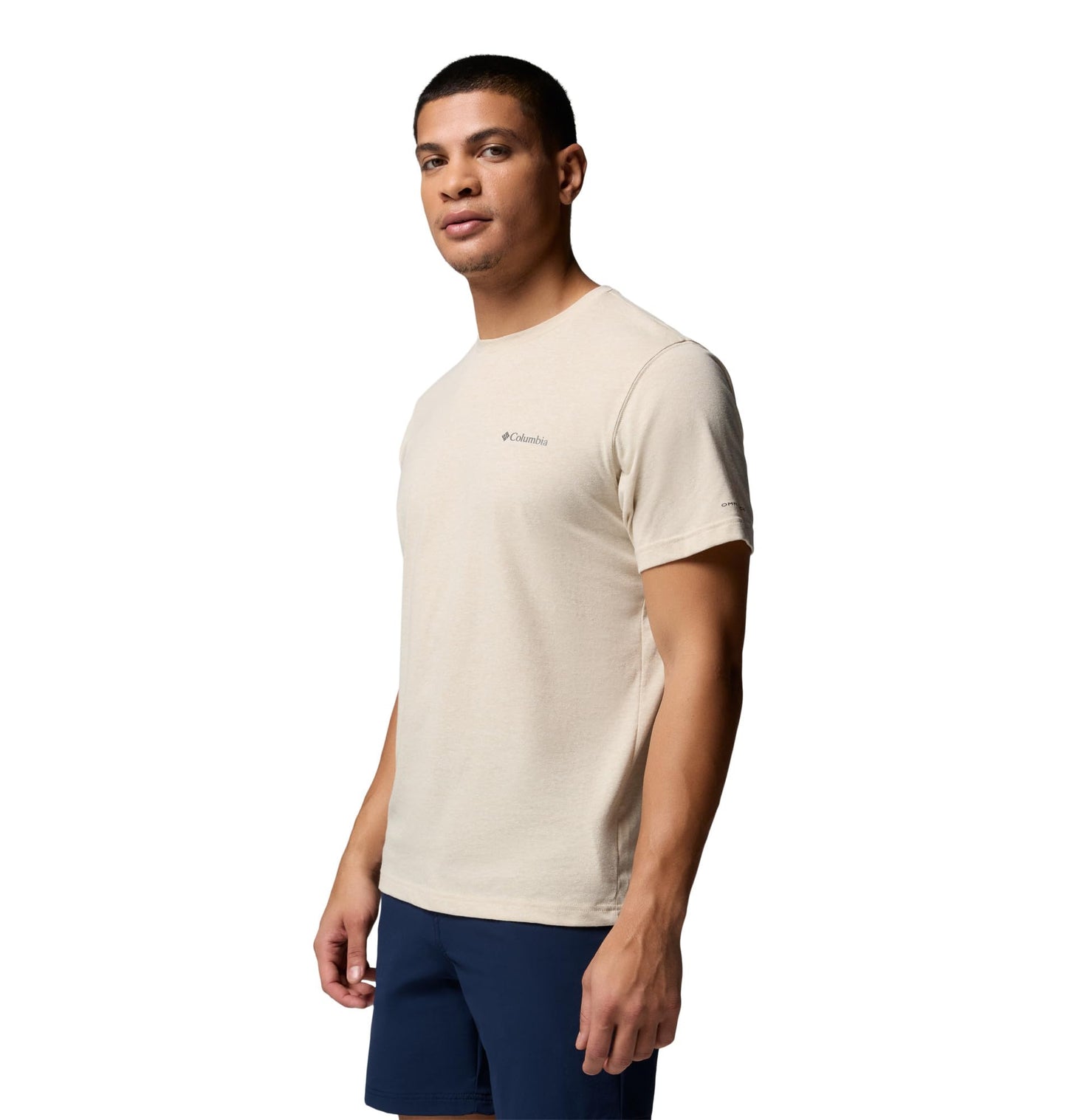 Columbia Men's Thistletown Hills Short Sleeve T-Shirt, Ancient Fossil Heather, 4X Tall