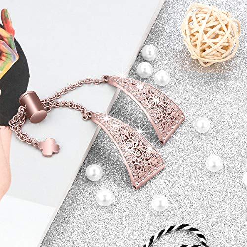 Bling Metal Watch Band for Skeiwatch C30 S50 S55 & More - Pink