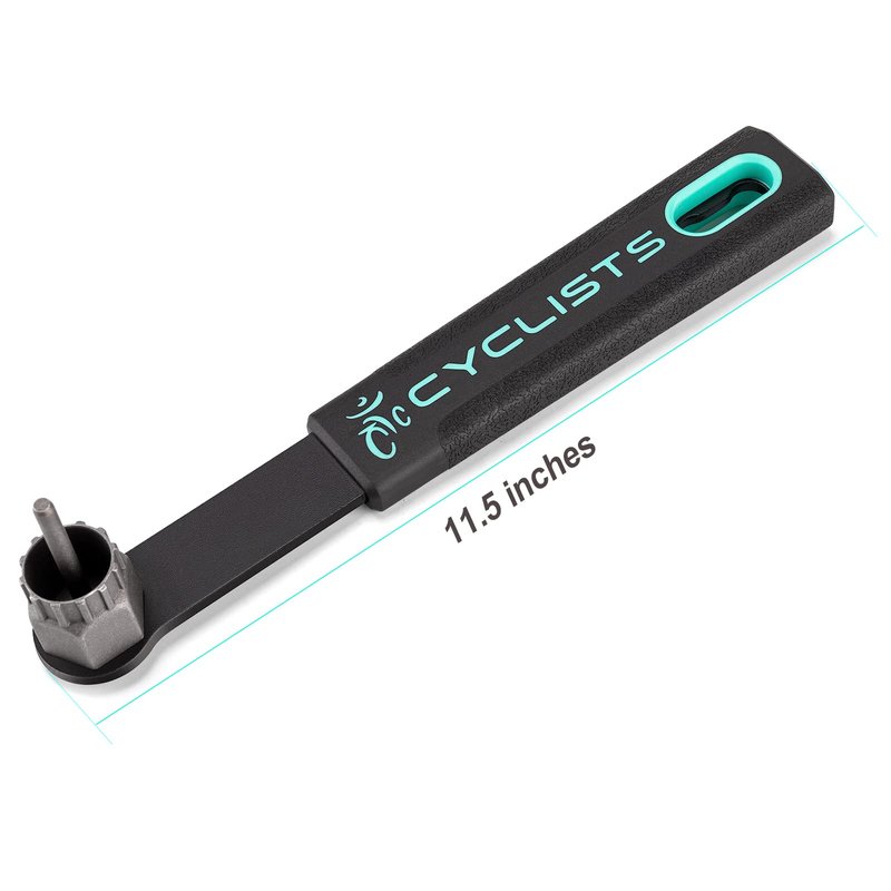 cyclists Bike Cassette Lockring Tool - Cassette Removal Tool with Guide Pin - Bicycle Freewheel Remover for Shimano Sram