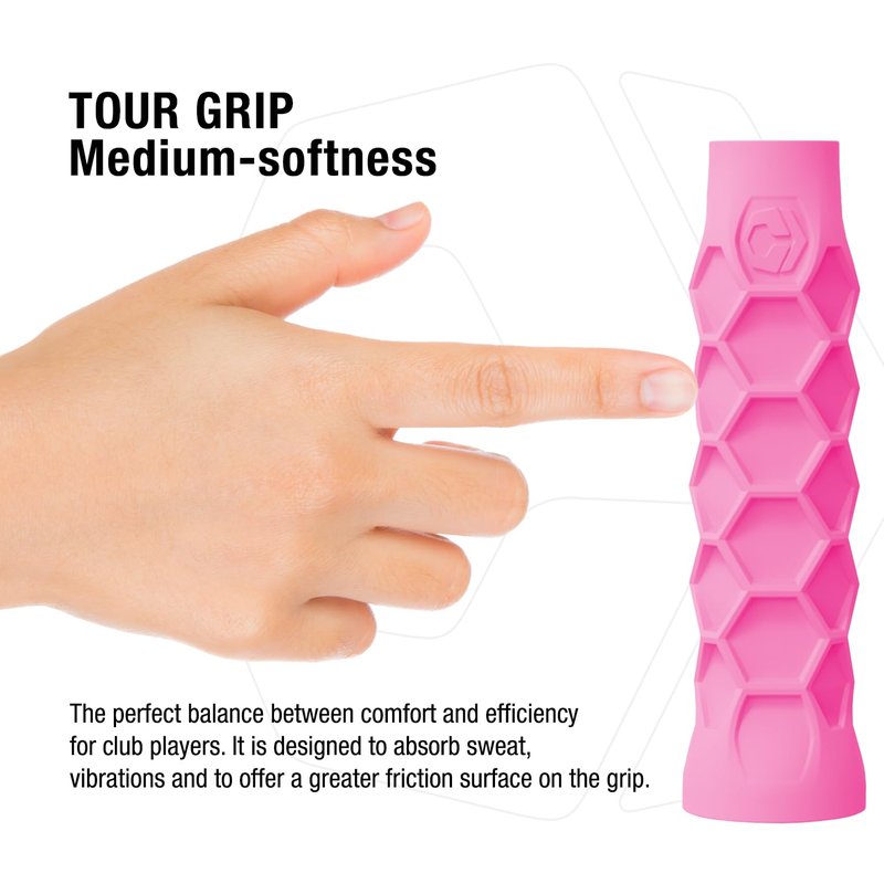 Hesacore Pickleball Paddle Grip - 5.25in - Supports Tennis Elbow, Enhances Grip Strength, Reduces Vibration with Finger Support and Anti-Sweat - Extra Small