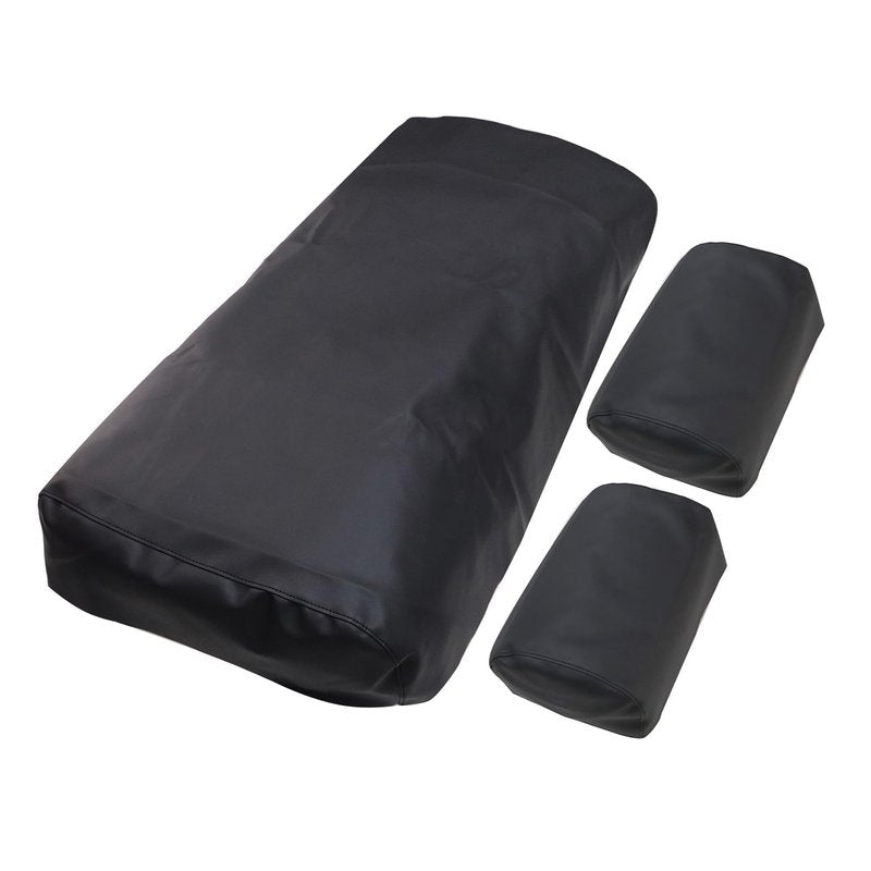 Vigoraze 3Pcs Golf Cart Seat Skin Cover Replacement Microfiber Leather Compatible with Yamaha G-11 G-22