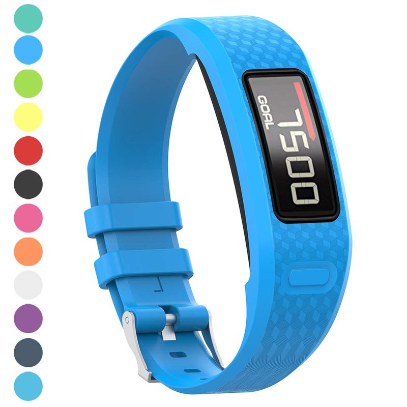 Watbro Bands Compatible wit Vivofit 1/ Vivofit2, Soft Silicone Colorful Replacement Watch Band Strap Wristband for Vivofit 1/ Vivofit 2 Activity Tracker, for Women Men Small Large