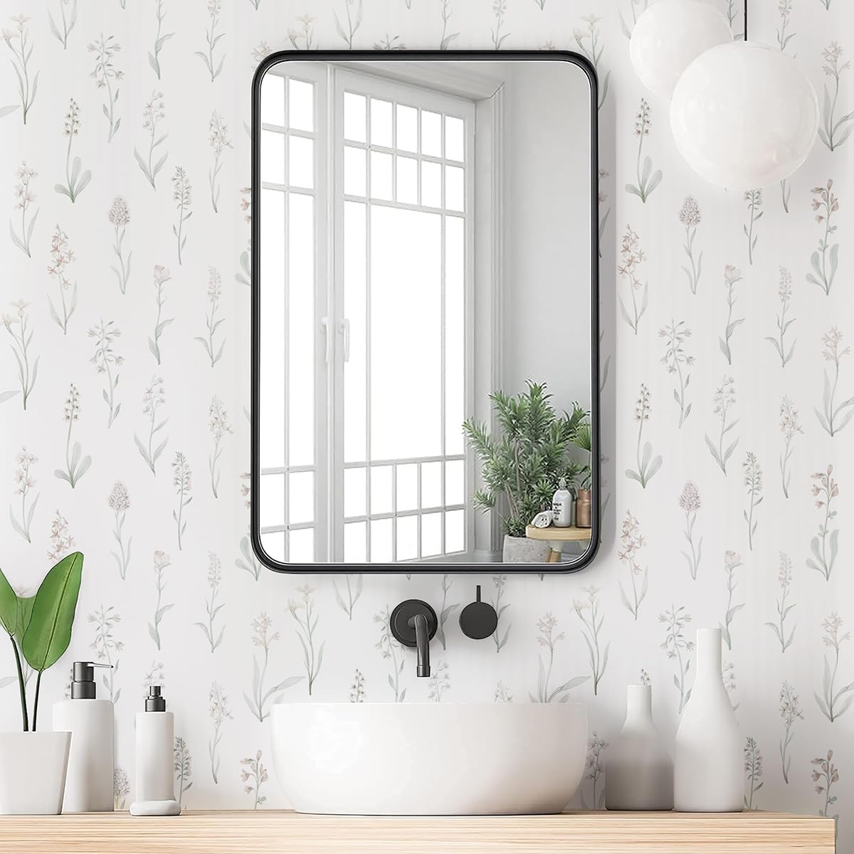 Wudnaye Beige Peel and Stick Wallpaper Floral Contact Paper 16.9in×118.1in Neutral Beige Contact Paper Cream Floral Wallpaper Self Adhesive Waterproof for Bathroom Bedroom Nursery Decor Walls Vinyl