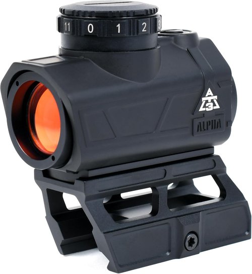 AT3 Tactical Red Dot Sight - 2 MOA with Shake Awake Feature & Absolute Lower 1/3 Cowitness Mounts